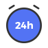 24시 아이콘 이미지